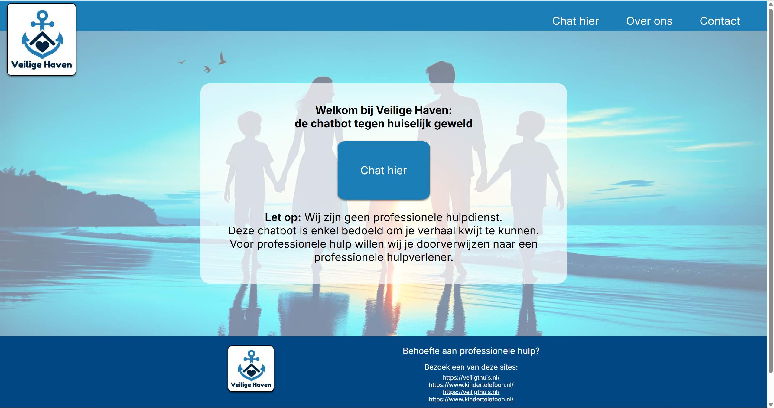 Veilige haven chatbot